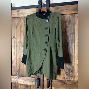 VENUS Olive Green and Black Jacket
